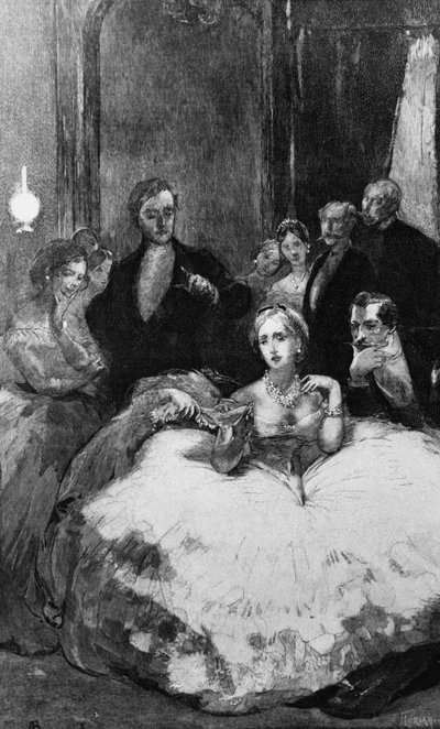 Daniel Dunglas Home Conjuring a Hand to Knot Empress Eugenie